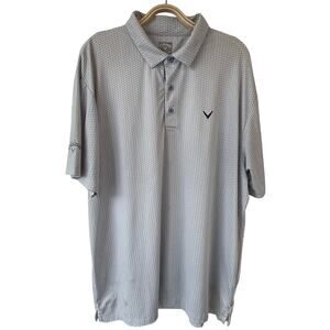Callaway Golf Polo Men’s All Over Birdie Print Shirt Short Sleeve XL